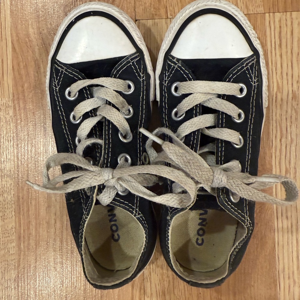 Converse Kids Black and White Sneakers